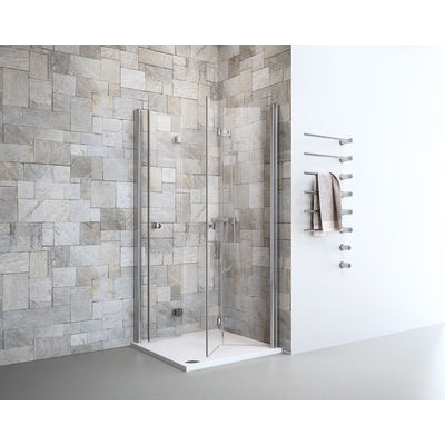 Prima EV Falttür-Eckeinstieg 90x100cm 2 Falttüren, Höhe 195cm, EuroVario