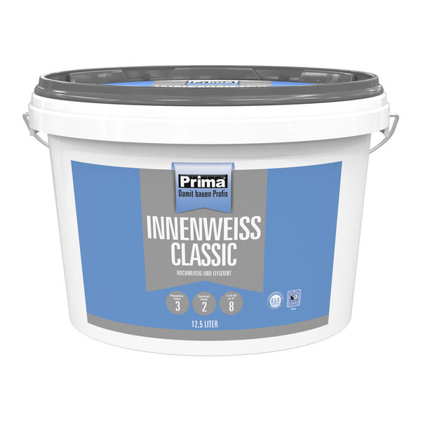 Prima Classic Innenweiß 12,5L Krautol stumpfmatt D2/8,0/N3 HBZ-1