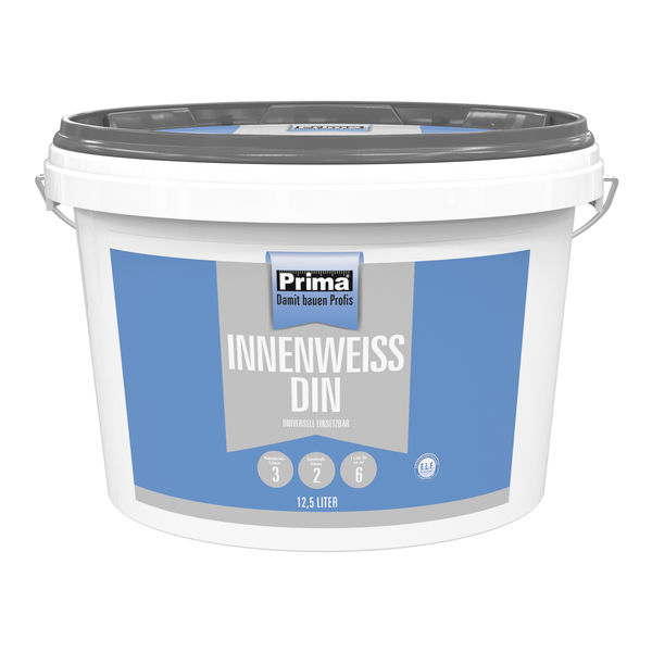 Prima DIN Innenweiß 12,5L Krautol stumpfmatt D2/6,0/N3
