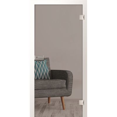 Prima Glastür klar 959x2097mm DIN L/R ESG grün Norm 8mm Studio/Office