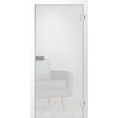 Prima Glastür matt 959x2097mm DIN R ESG grün Norm 8mm Studio/Office