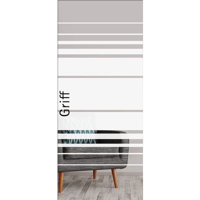 Prima Glas-ST Block 935x2183mm DIN L Blockstreif. ESG grün 8mm ohne Bohrungen