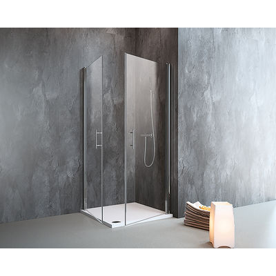 Prima EV Eckeinstieg PT+FT 90x90 PT=Pendeltür, FT=Festteil, H195cm,EuroV