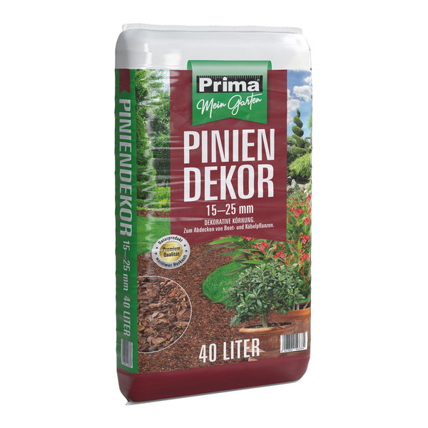 Prima Pinien Dekor 15-25mm 40l 100% feine Pinienborke maritimer Herkunf