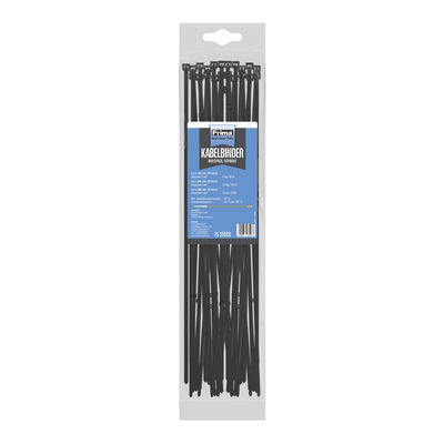 Prima Kabelbinder Multipack 75 St. schw. 2,5x100mm / 4,6x200mm / 4,8x280mm