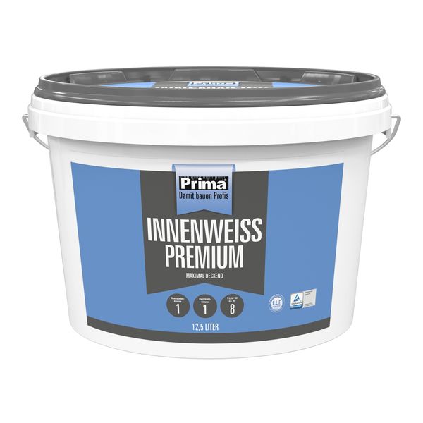 Prima Premium Innenweiß 12,5L Meffert stumpfmatt D1/8,0/N1