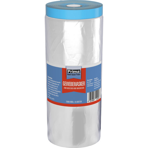 Prima Gewebemasker 2600mm 16m blau, Typ P33