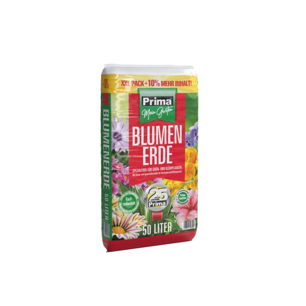 Prima XXL Blumenerde Torfreduziert 50l