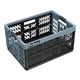 Prima Profi-Klappbox 45L blau/anthrazit mit Softgriffen 54x37x28cm