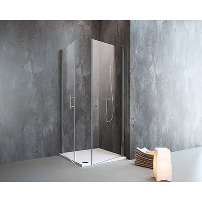 Prima EV Eckeinstieg 2-tlg 900x900mm 2 Pendeltüren, H 195cm, EuroVario