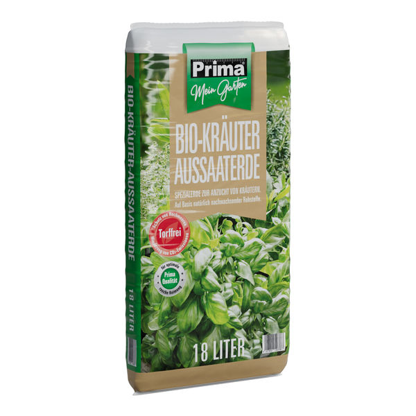 Prima BIO Kräuter-Aussaat. Torffrei 18l