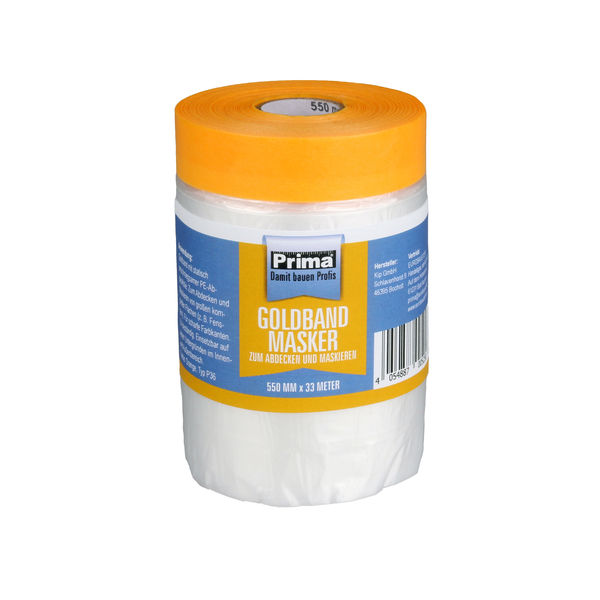 Prima Goldbandmasker 550mm 33m orange Typ P36