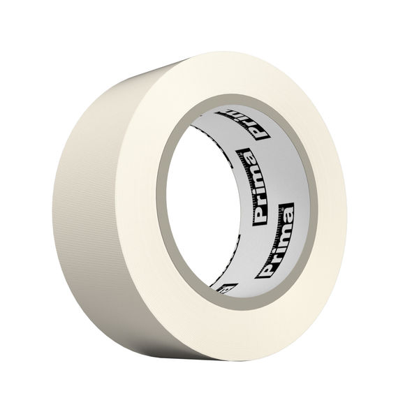 Prima PVC-Schutzband ger. weiß 50mm 33m gerillt, Typ P18