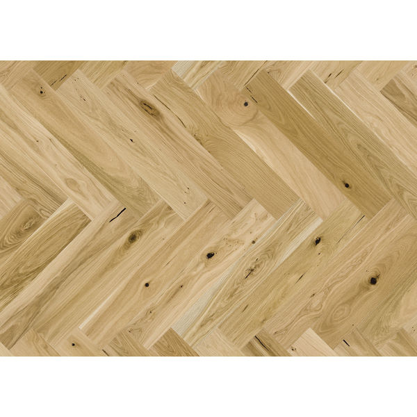 Prima Parkett FG Eiche natur geölt rust. gebürstet 4V NS 2,5mm 725x130x14mm