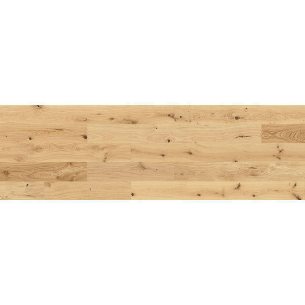 Prima Parkett LHD breit Eiche natur geö. rust., geb. 4VM NS 3,2mm 2200x240x14mm