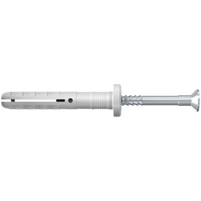 Prima Nageldübel Flachkopf 6x40 mm 1 Pack = 100 Stück, vormontiert