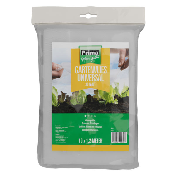 Prima Gartenvlies Universal 30g 10x1,2m weiß gefaltet