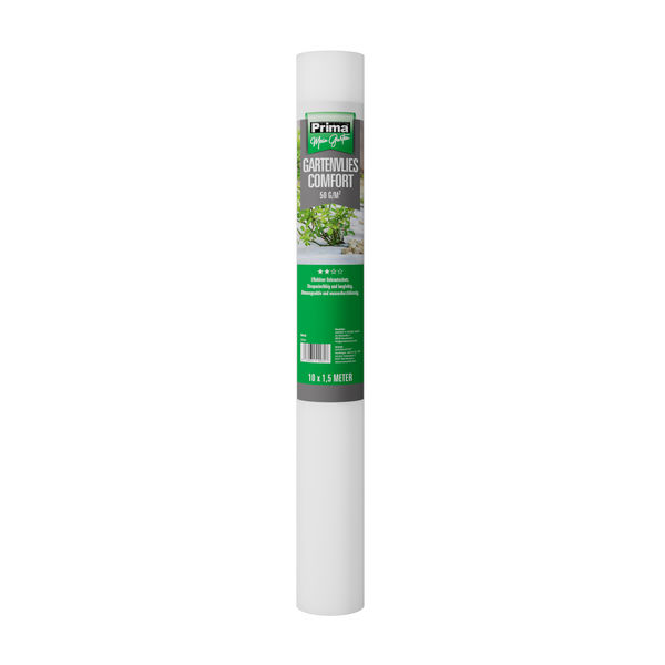 Prima Gartenvlies Comfort 50g 10x1,5m weiß gerollt