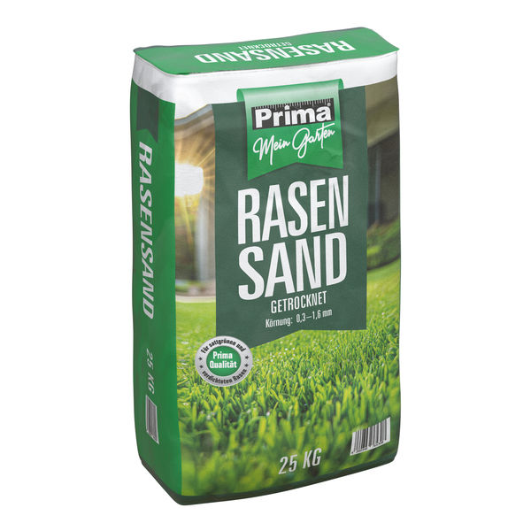 Prima Rasensand getr. 0,3-1,6mm 25 kg Papiersack
