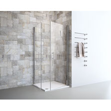 Prima EV Eckeinstieg 2-tlg 100x100cm 2 Pendeltüren, H 195cm, EuroVario