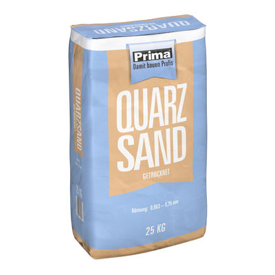 Prima Quarzsand getr. 0,063-0,25mm 25kg Papiersack