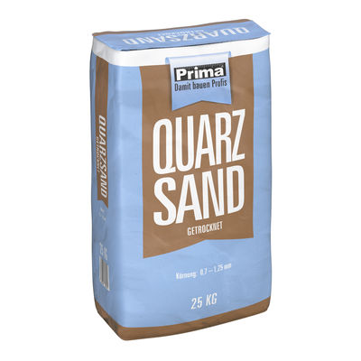 Prima Quarzsand getr. 0,7-1,25mm 25kg Papiersack