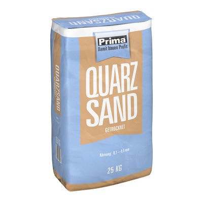 Prima Quarzsand getr. 0,1-0,5mm 25kg Papiersack