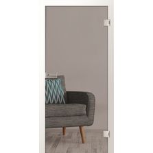 Prima Glastür klar 709x1972mm DIN L/R ESG grün Norm 8mm Studio/Office