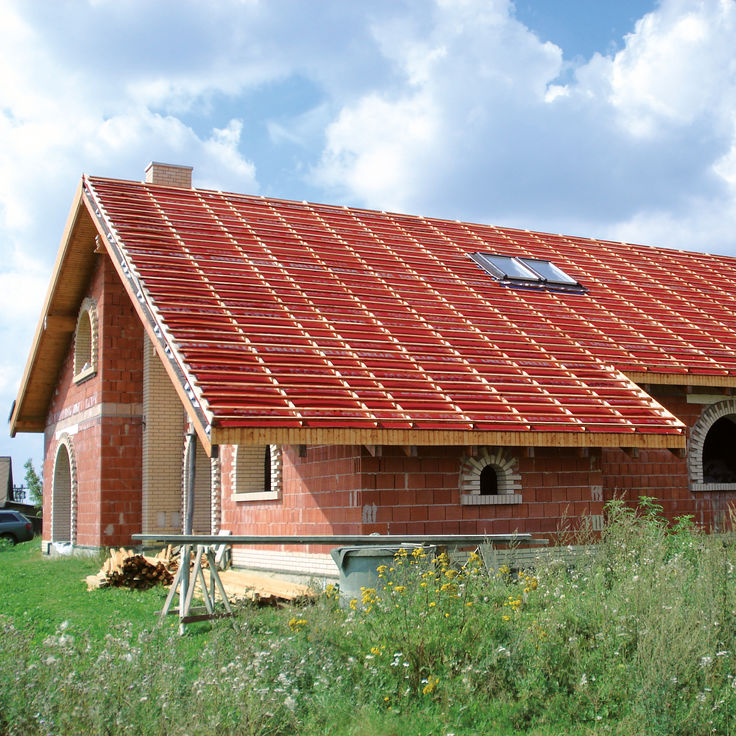 Lattung für Dachdeckung