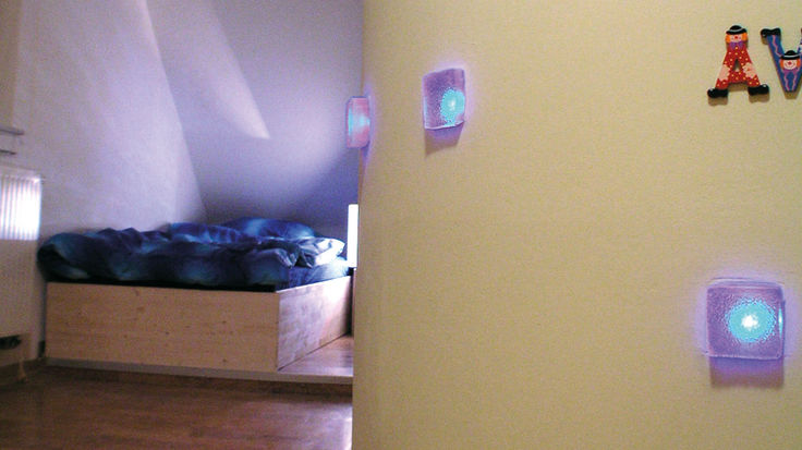 Raum mit gebogener Wand