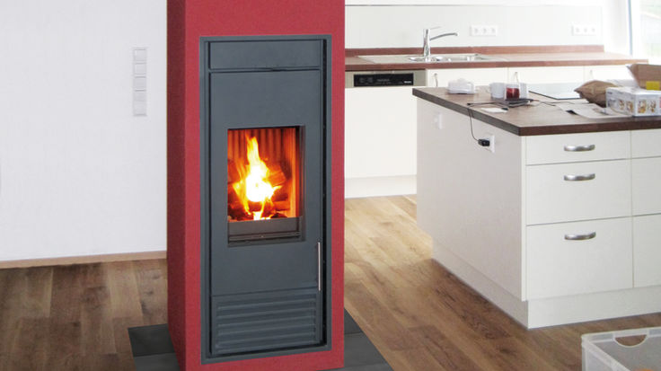 Kamin in Kueche