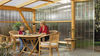 Terrasse mit Ueberdachung