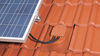 Kabelanschluss der Solaranlage
