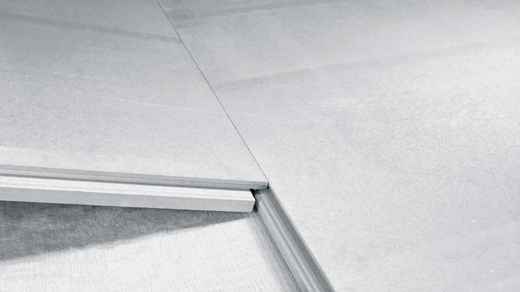 Bodenplatten-Verlegung mit Klicksystem