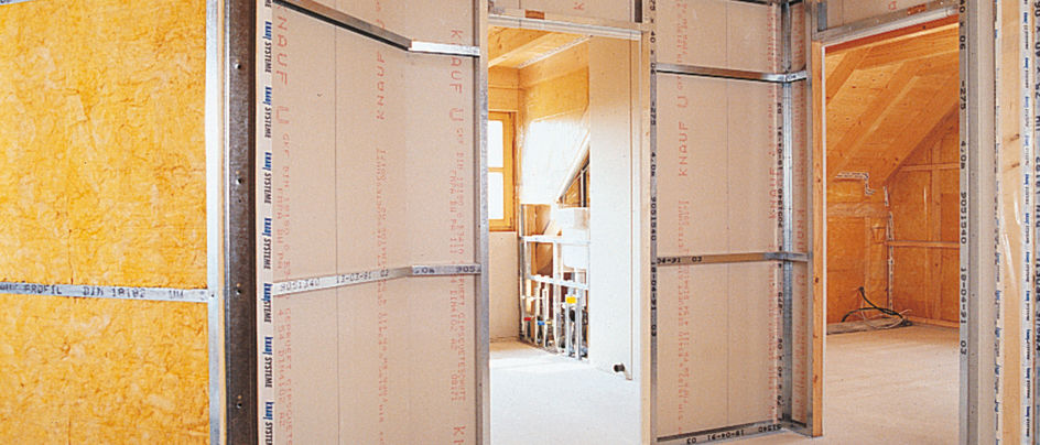 Innendaemmung eines Konstruktionsholzhauses