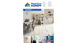 Titelbild des Katalogs: Bauzentrum Kömpf – Zuhause