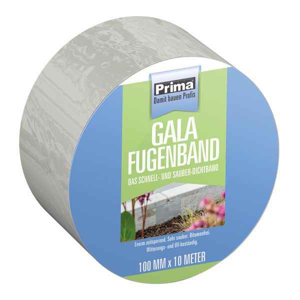 Prima Gala-Fugenband betongrau 100 mm 10 m