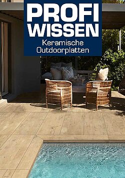 Titelbild des Katalogs: Profiwissen Keramische Outdoorplatten