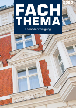 Titelbild des Katalogs: Fachthema Fassadenreinigung