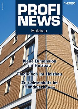 Titelbild des Katalogs: ProfiNews Holzbau