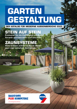 Titelbild des Katalogs: Gartengestaltung 2025