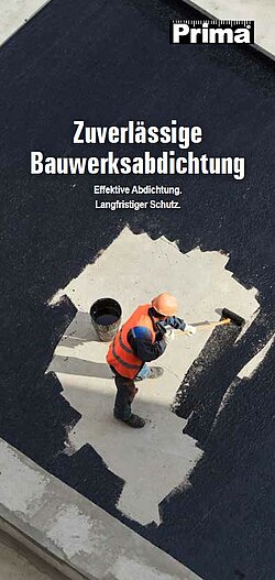 Titelbild des Katalogs: Prima – Zuverlässige Bauwerksabdichtung