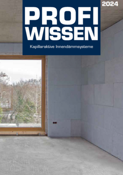 Titelbild des Katalogs: Profiwissen Kapillaraktive Innendämmsysteme