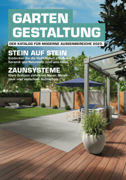 Titelbild des Katalogs: Gartengestaltung 2025