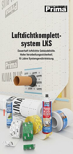 Titelbild des Katalogs: Prima – Luftdichte Gebäudehülle