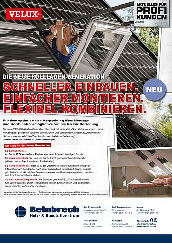 Titelseite: VELUX – Profiangebote im Juni