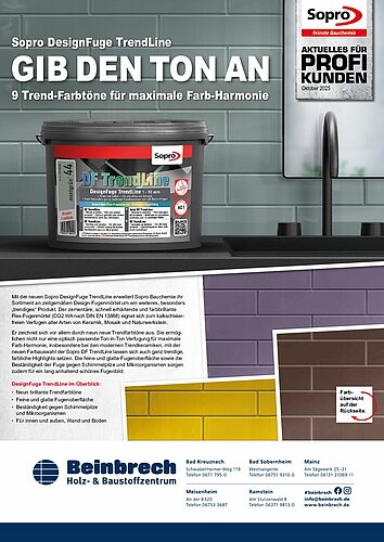 Titelseite: Sopro – Profiangebote im Oktober