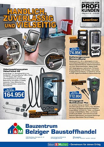 Titelseite: Laserliner – Profiangebote im Juni