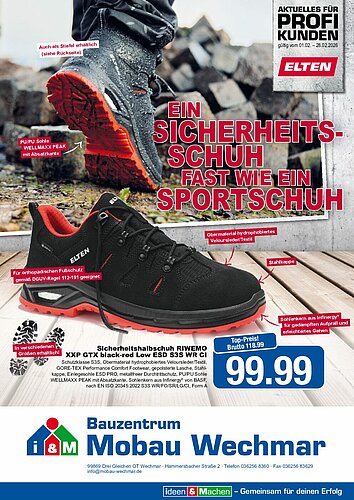 Titelseite: Elten – Profiangebote im Februar