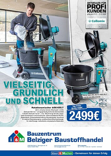 Titelseite: Collomix – Profiangebote im Januar